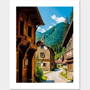 Center of a Medieval Towne Posters and Art